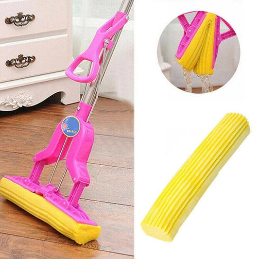Mop Home Cleaning Sponge Floor Cleaning & Folding Absorbing Squeeze Water Magic Mop (Assorted) - Cartzy 